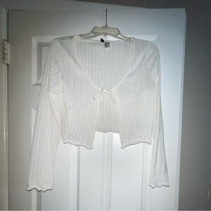 White Cardigan